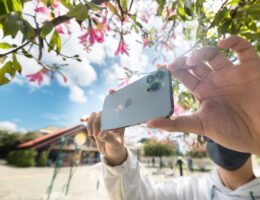 Ein Mann nutzt das Smartphone als Kamera. Bild: Screen Post / Unsplash