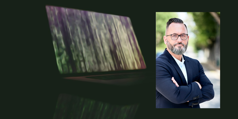 Carsten Meywirth jagt beim BKA Kriminelle im Darknet. Bild: Markus Spiske / BKA (difue.de-Montage)