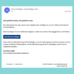Beispiel einer Phishing Mail
