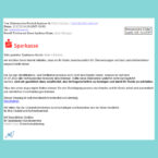 Beispiel einer Phishing Mail