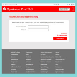 Beispiel einer Phishing-Mail